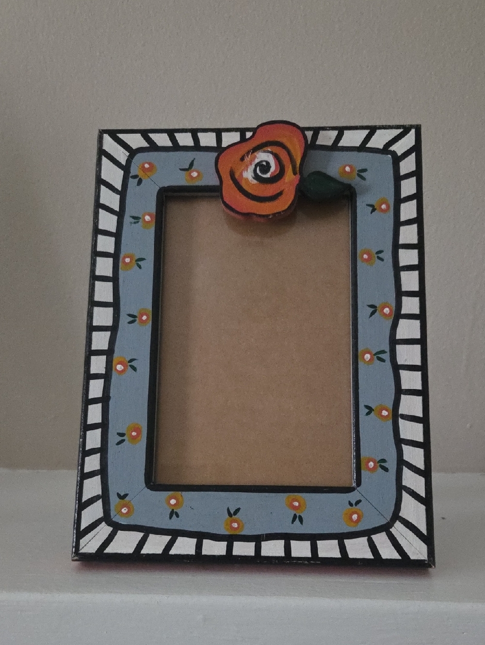 Anita Rosenberg Vintage Handpainted Photo Frame